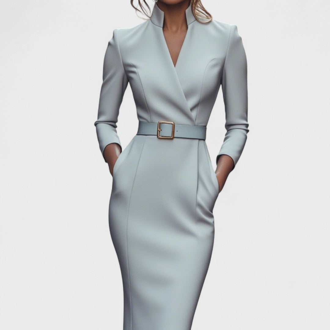 Elisanne - Vestido de Elegancia Ejecutiva