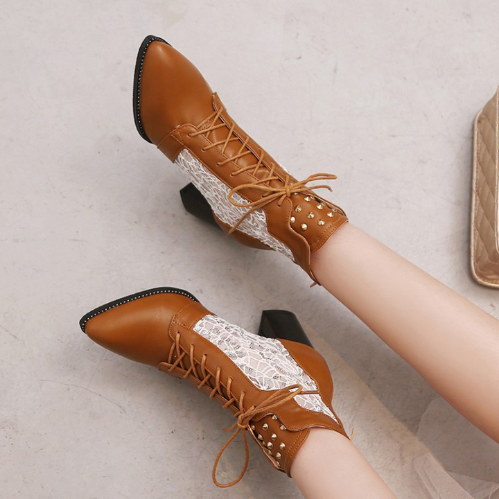 Willow - Victorian Elegance Mid-Calf Boots