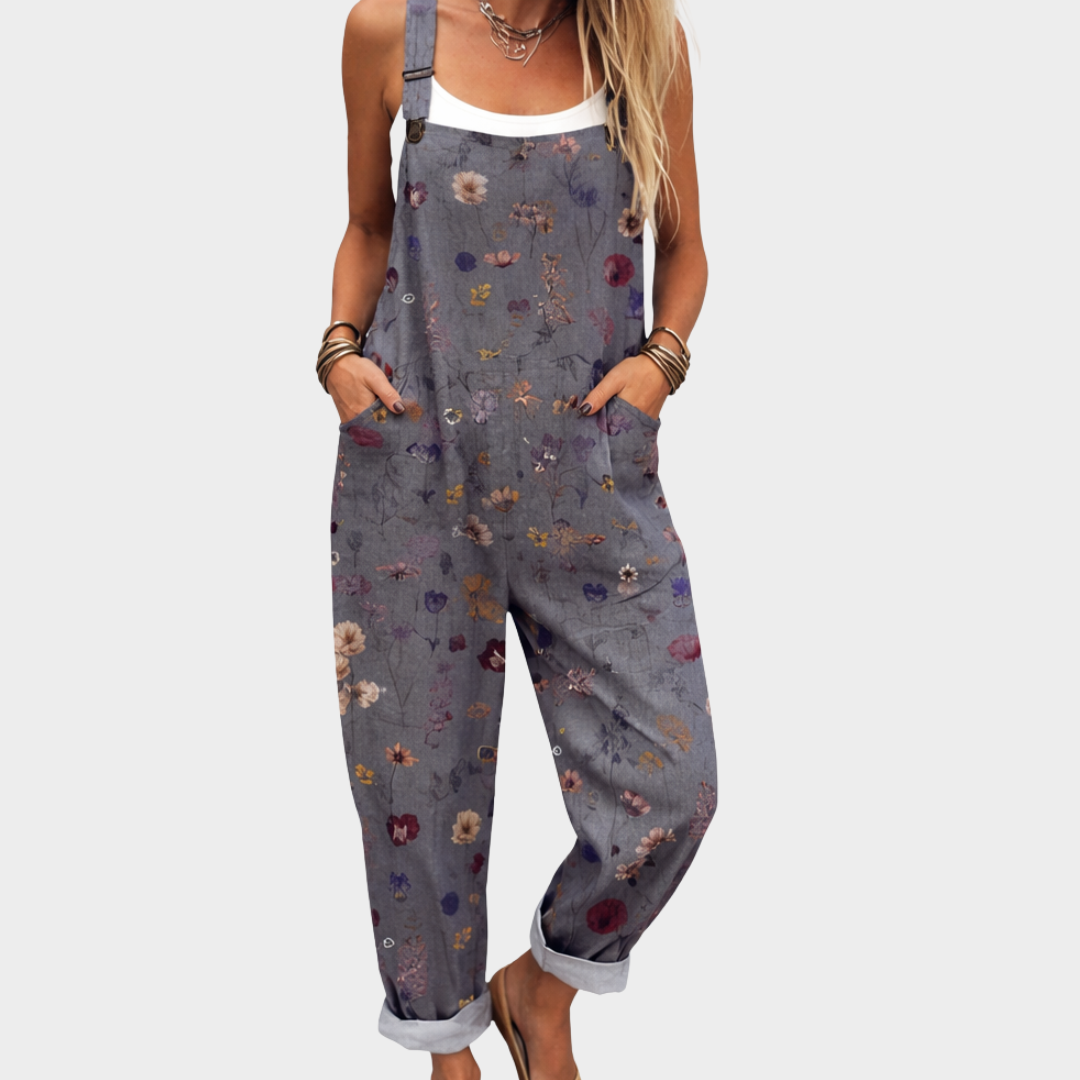 Saylor | Soft Meadow Floral Dungarees