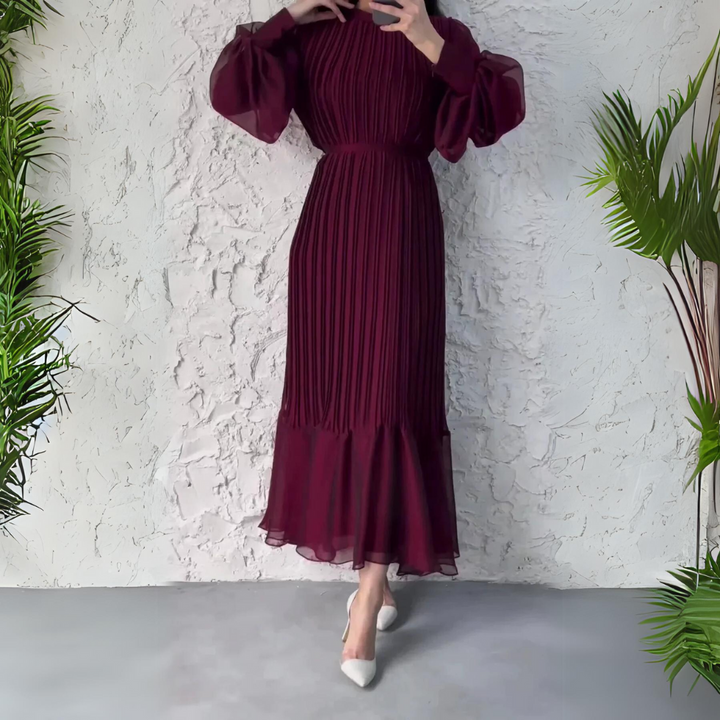 Hazel - Vestido Elegante Plisado