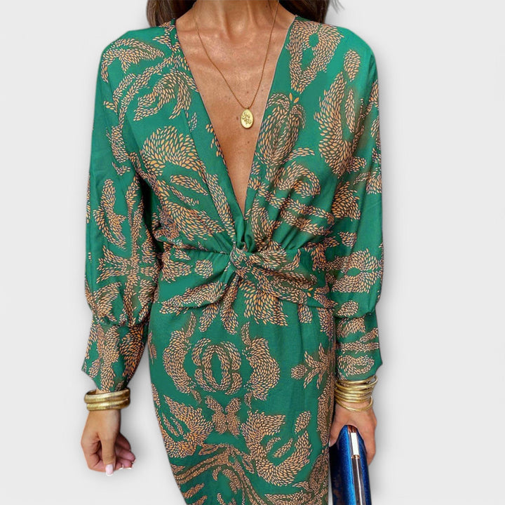 Oriana - Elegant Dress with Long Sleeves