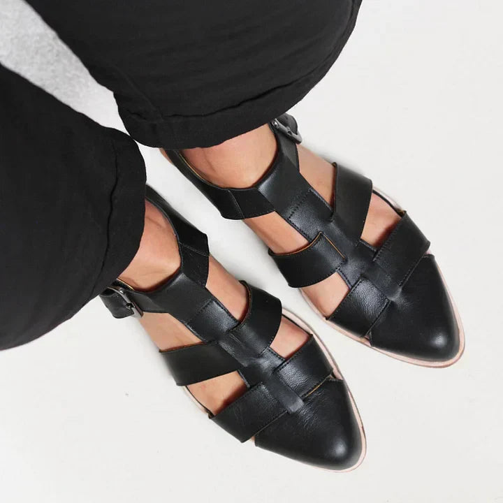 Alicia | Woven Flat Sandals