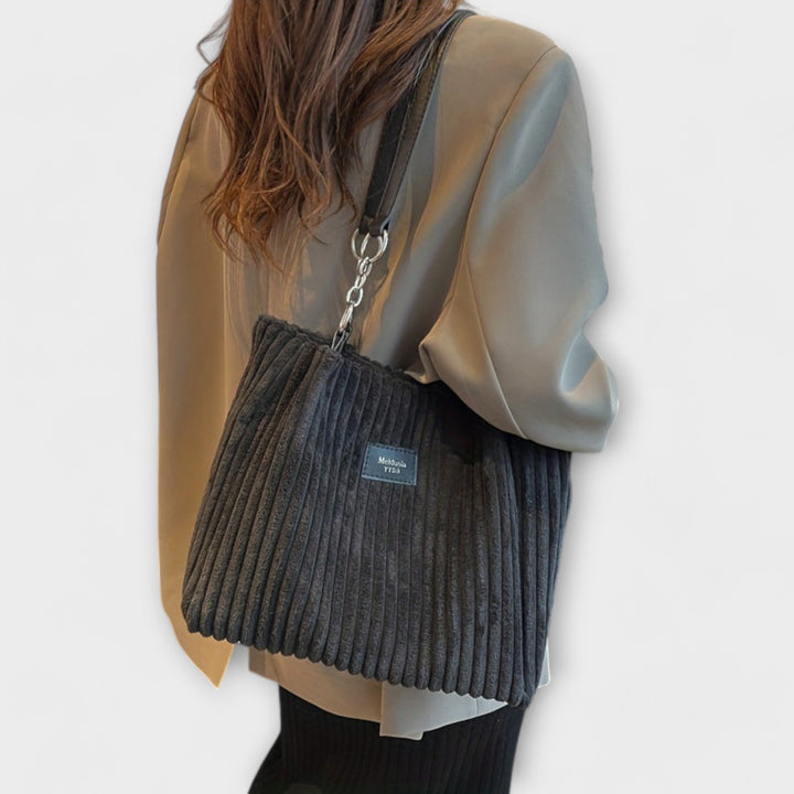 Selene - Soft Cord Shoulder Bag