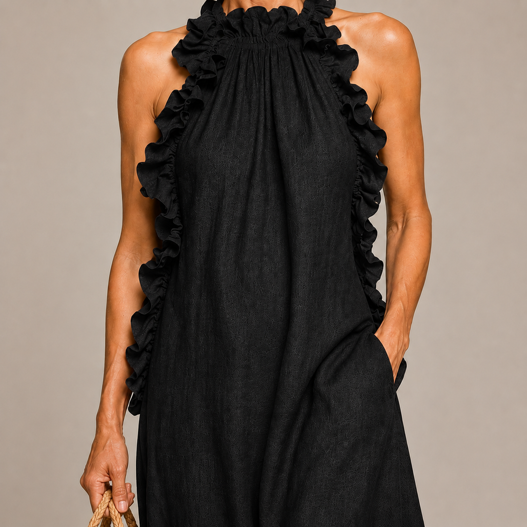 Ariella™ | Soft Ruffle Statement Maxi Dress