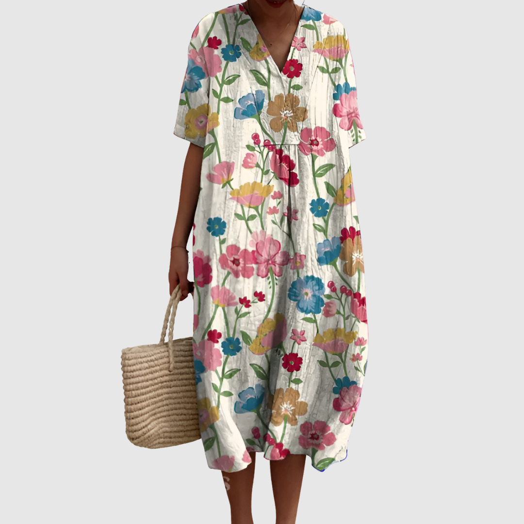 Elsie | Bloomfield Garden Midi Dress