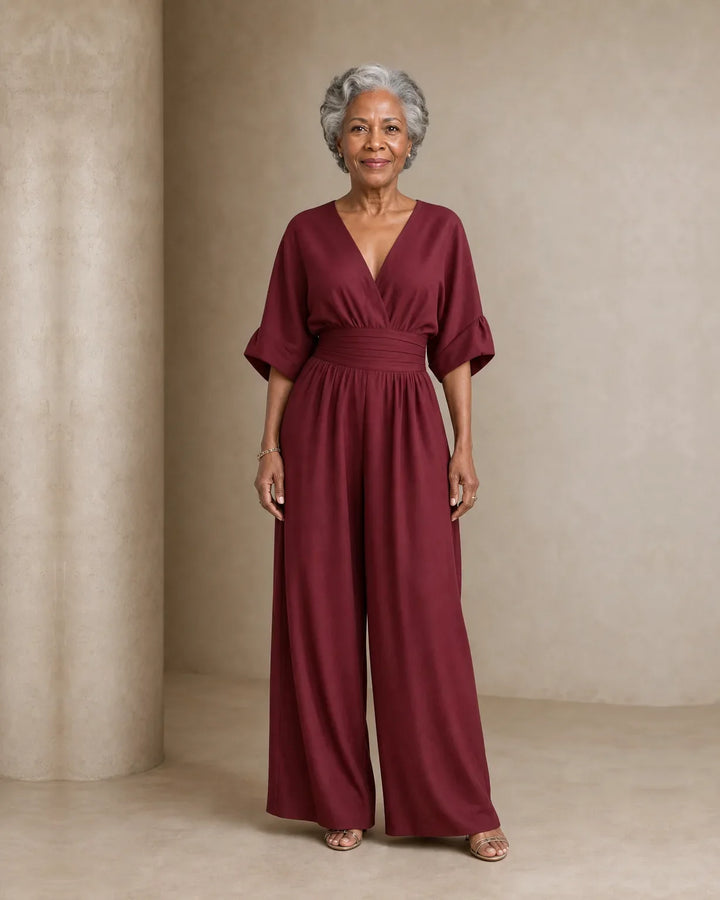 Imani | Jumpsuit to Feel Comfortable and Polished on Your Day.