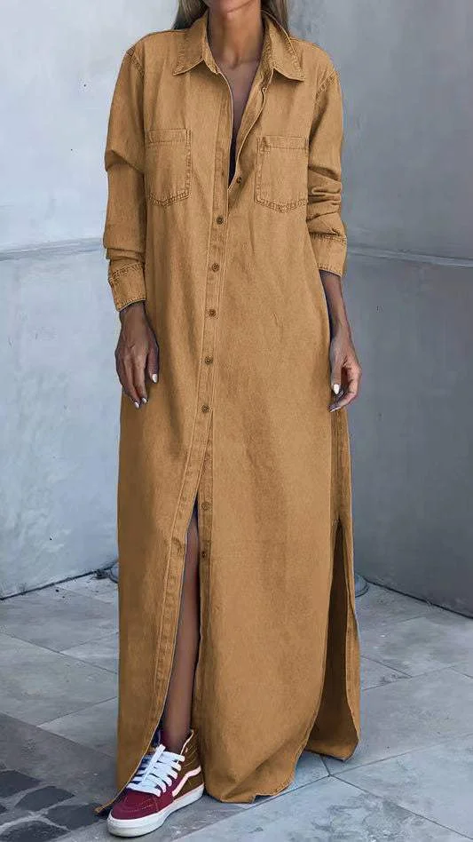 Delana - Vestido Casual con Botones