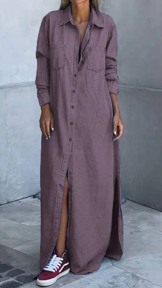 Delana - Vestido Casual con Botones