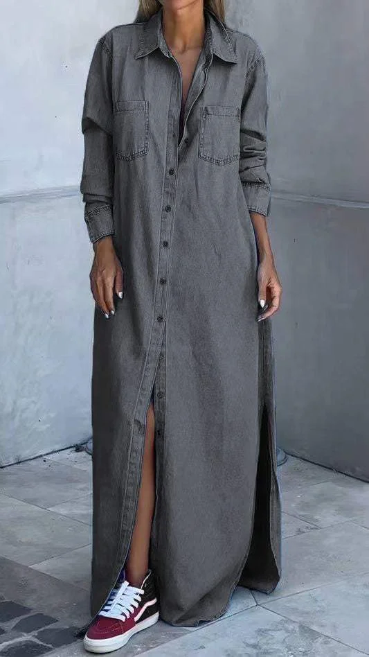 Delana - Vestido Casual con Botones