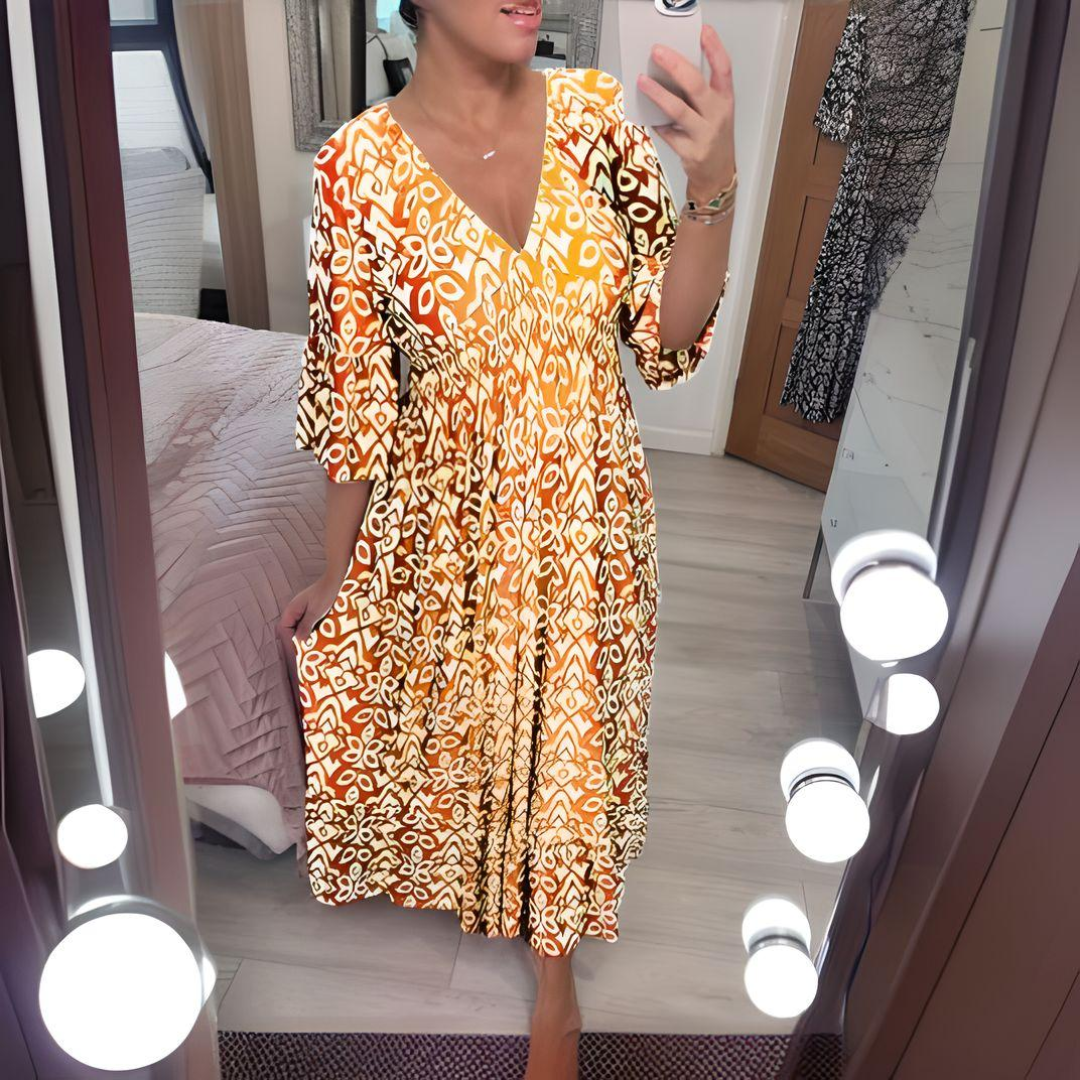 Lillia - Vestido Impreso Boho