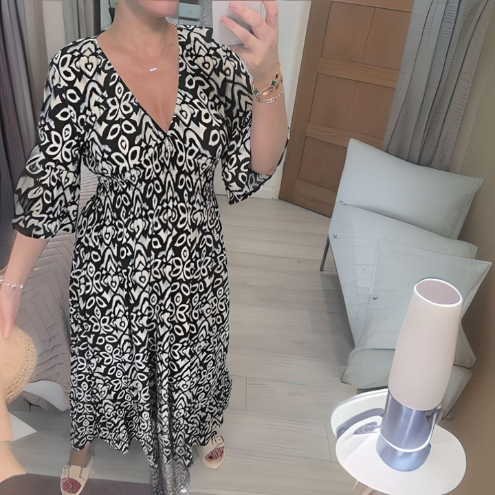 Lillia - Vestido Impreso Boho