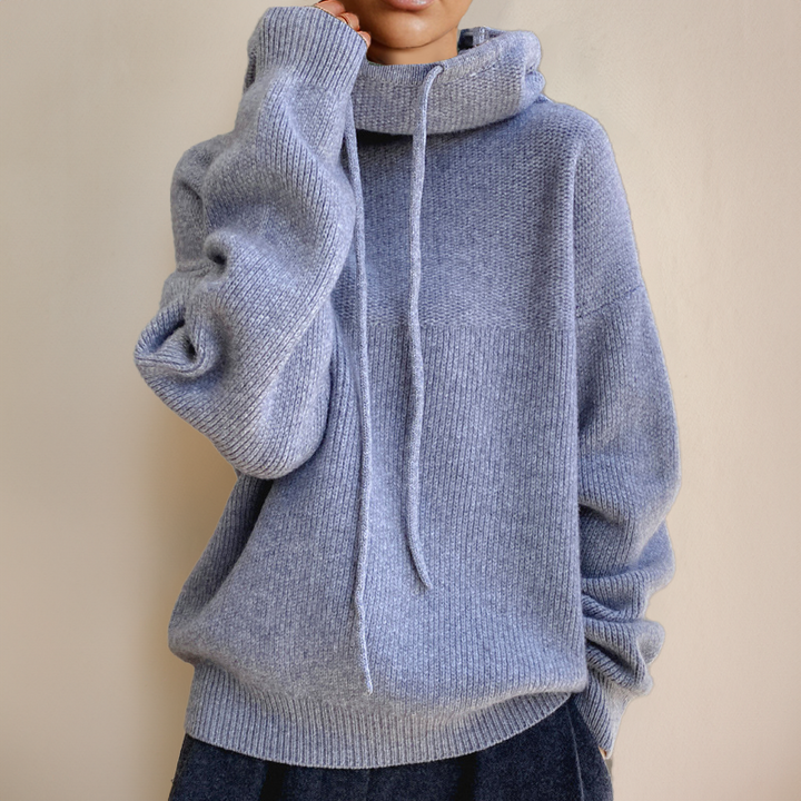 Lia - Sophisticated high-neck sweater for a chic look