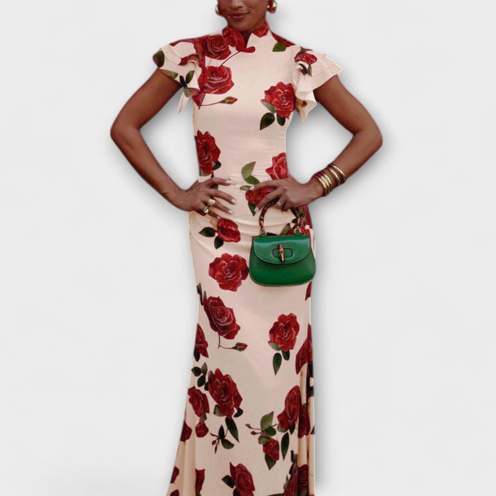 Luna - Maxi Dress with Floral Print