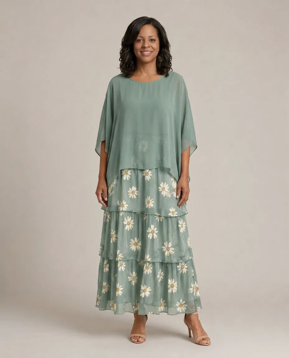 Lara | Elegant Flowing Maxi Dress