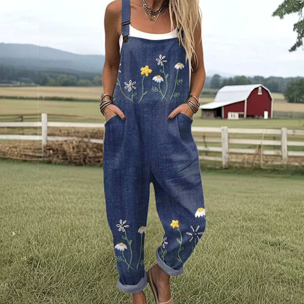 Denim Daisy Dungarees