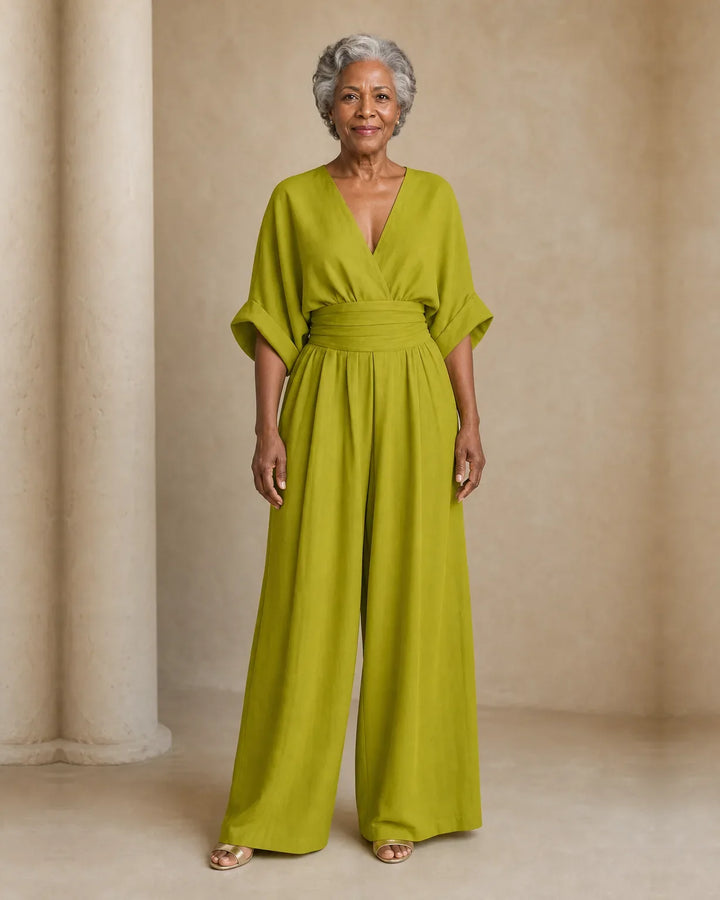 Imani | Jumpsuit to Feel Comfortable and Polished on Your Day.
