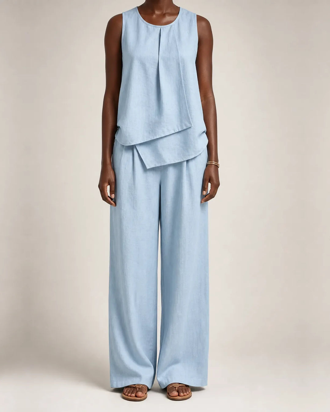Yasmin | Sleeveless Top & Wide-Leg Set