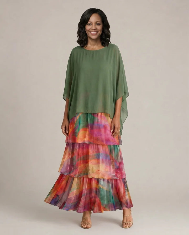 Lara | Elegant Flowing Maxi Dress