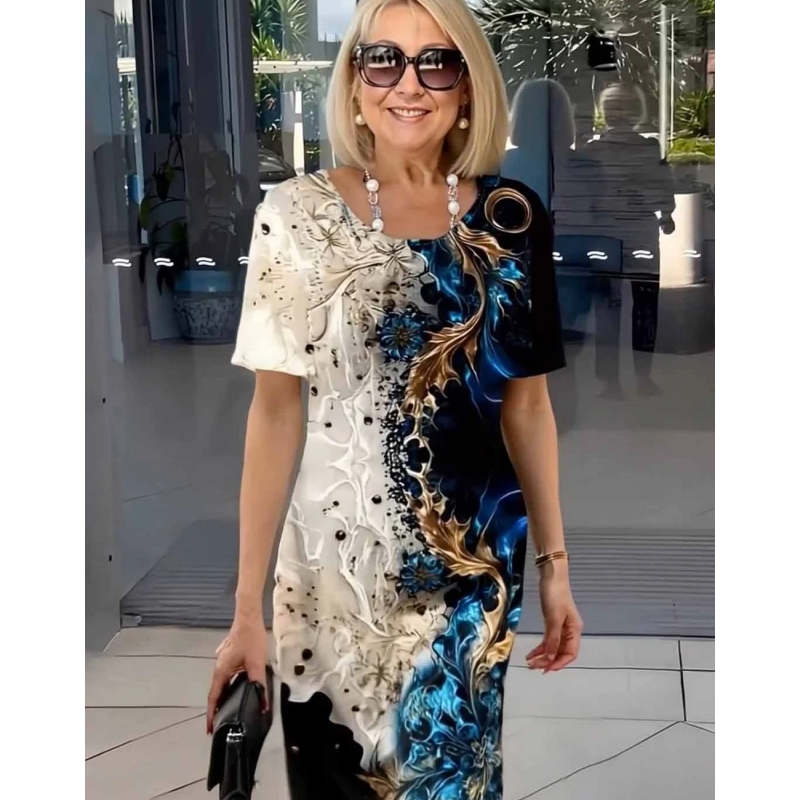 Viviana™ | Vestido Relajado Impreso