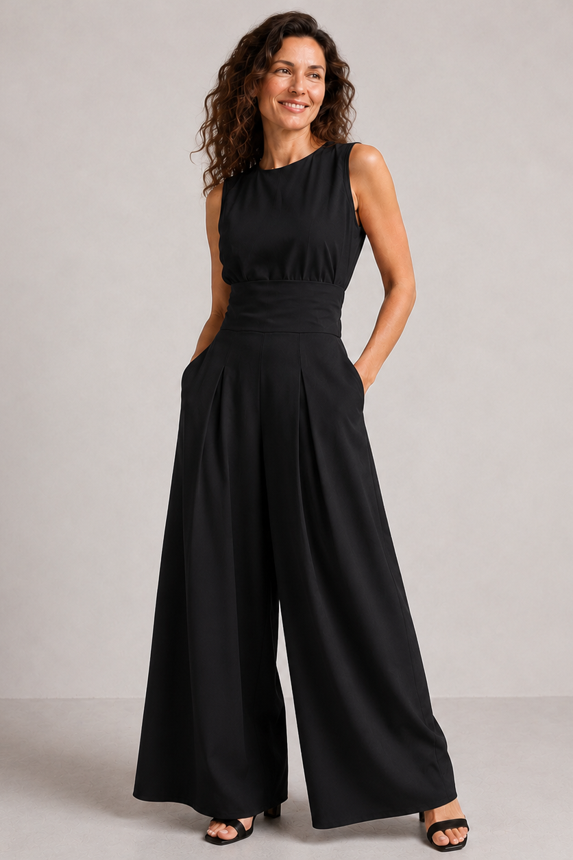 Quirine | Wide-Leg Two-Piece Set